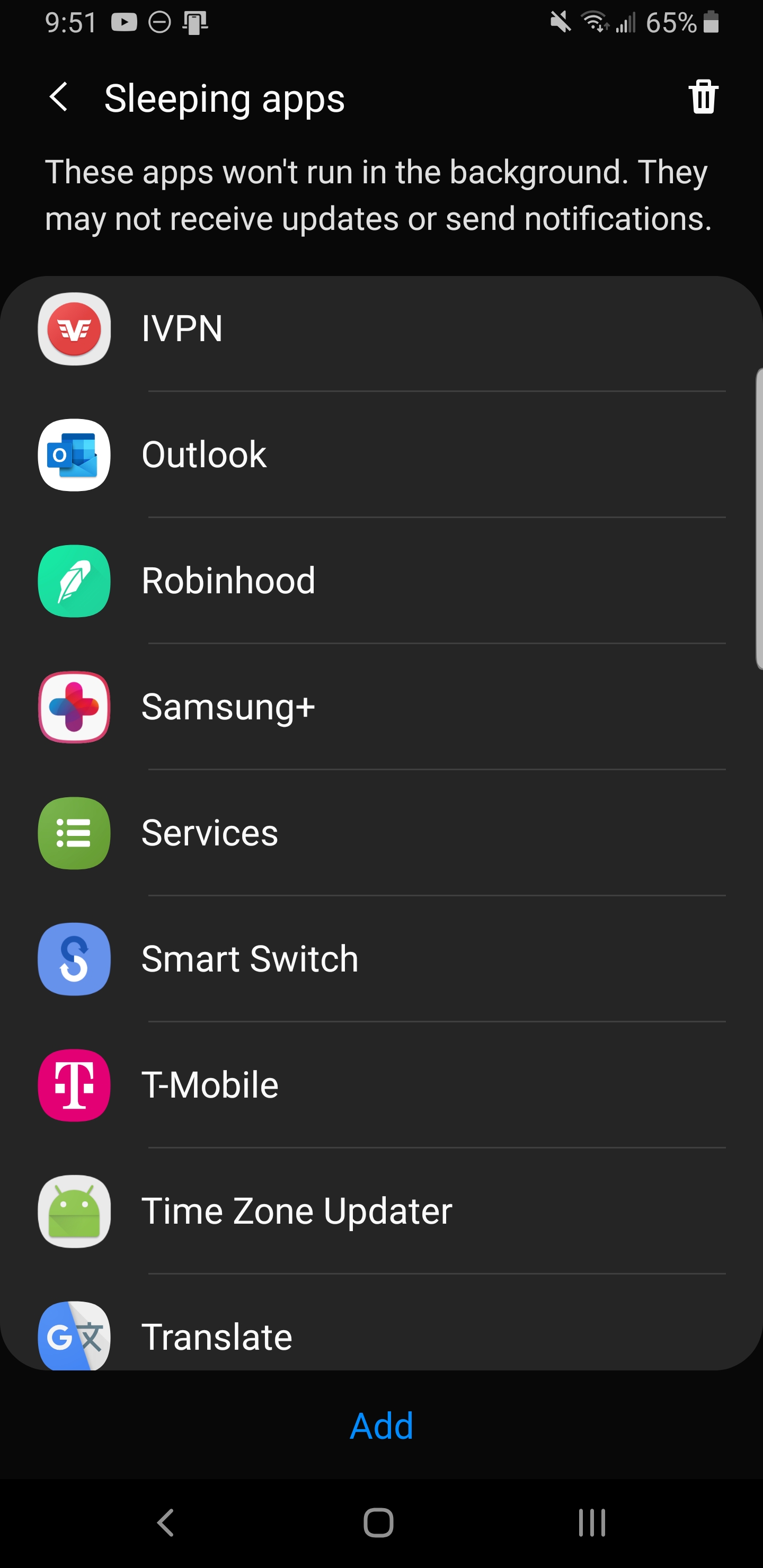 Spotify app says no internet connection settings